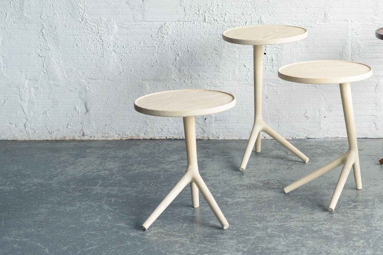 The Tripod Table - White Ash