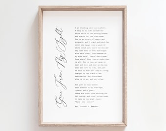 Gone From My Sight Poem Printable - Etsy