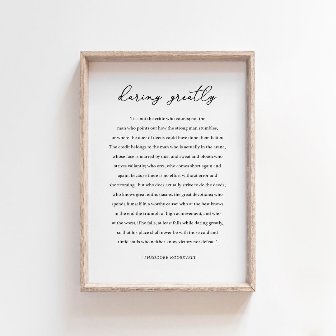 Lámina con cita de Theodore Roosevelt, \, image size:1080x1080