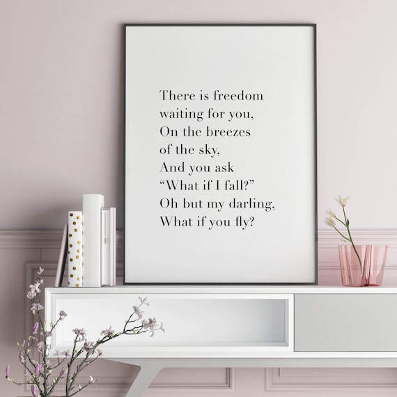 What If I Fall Oh But My Darling What If You Fly Printable Etsy What If I Fall Oh But My Darling What If You Fly Printable Etsy