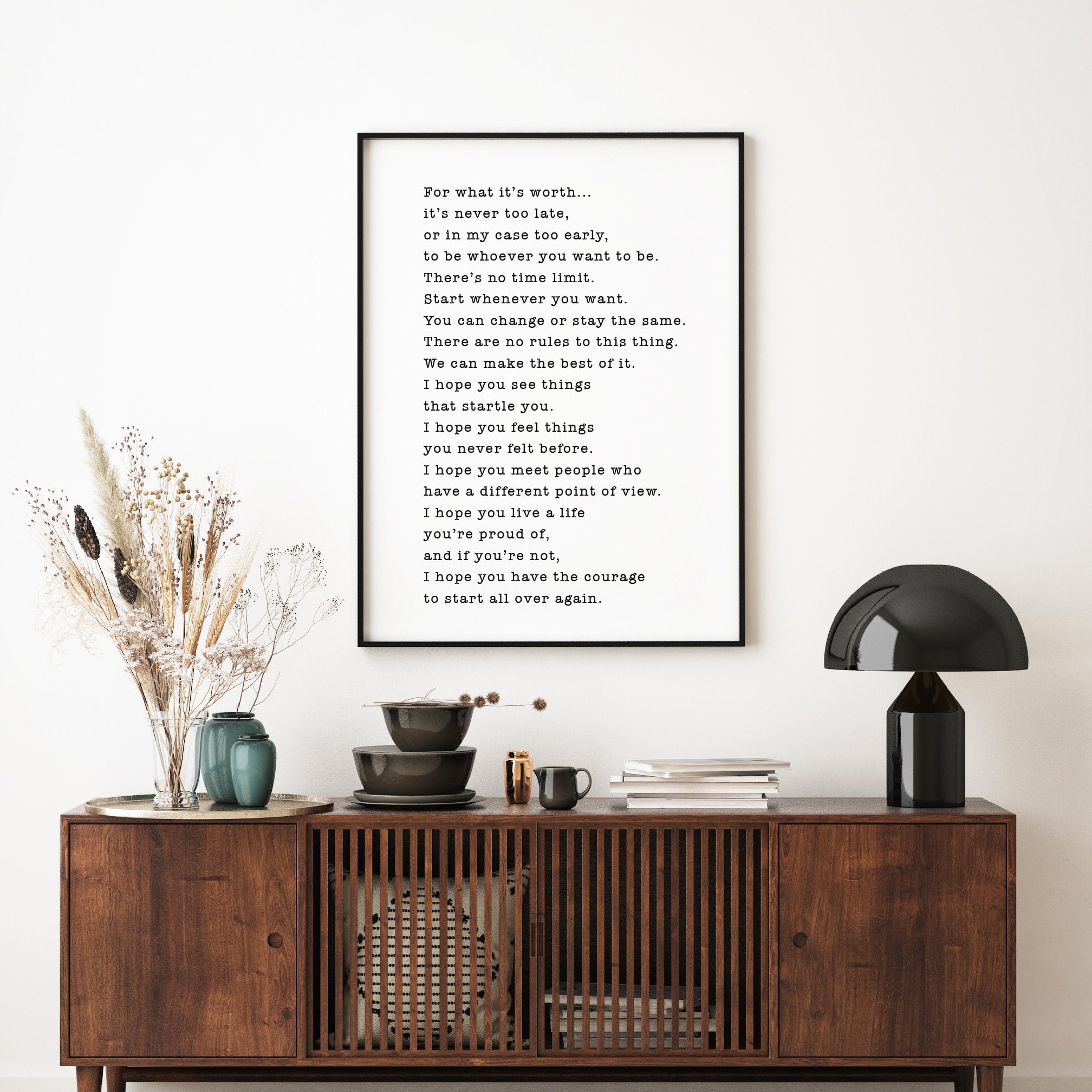 F. Scott Fitzgerald For what its worth Digital Printable Etsy