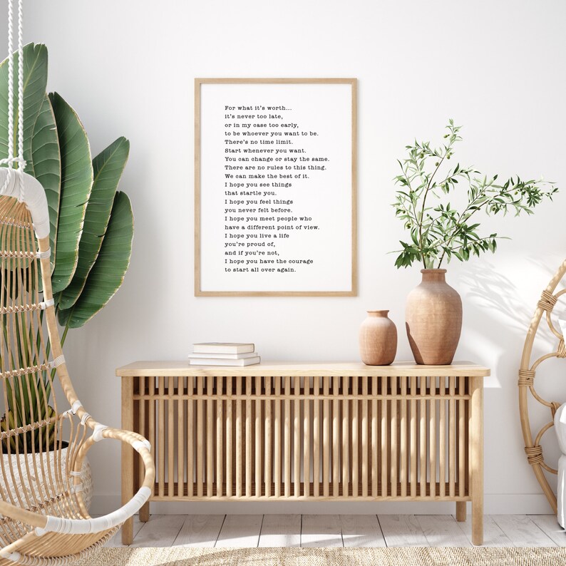 F. Scott Fitzgerald for What Its Worth Digital Printable Etsy