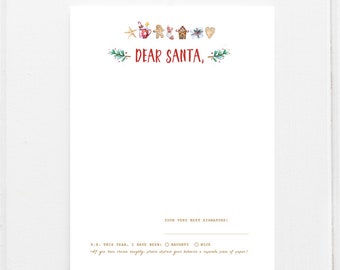 Letter to Santa, Dear Santa Printable Download