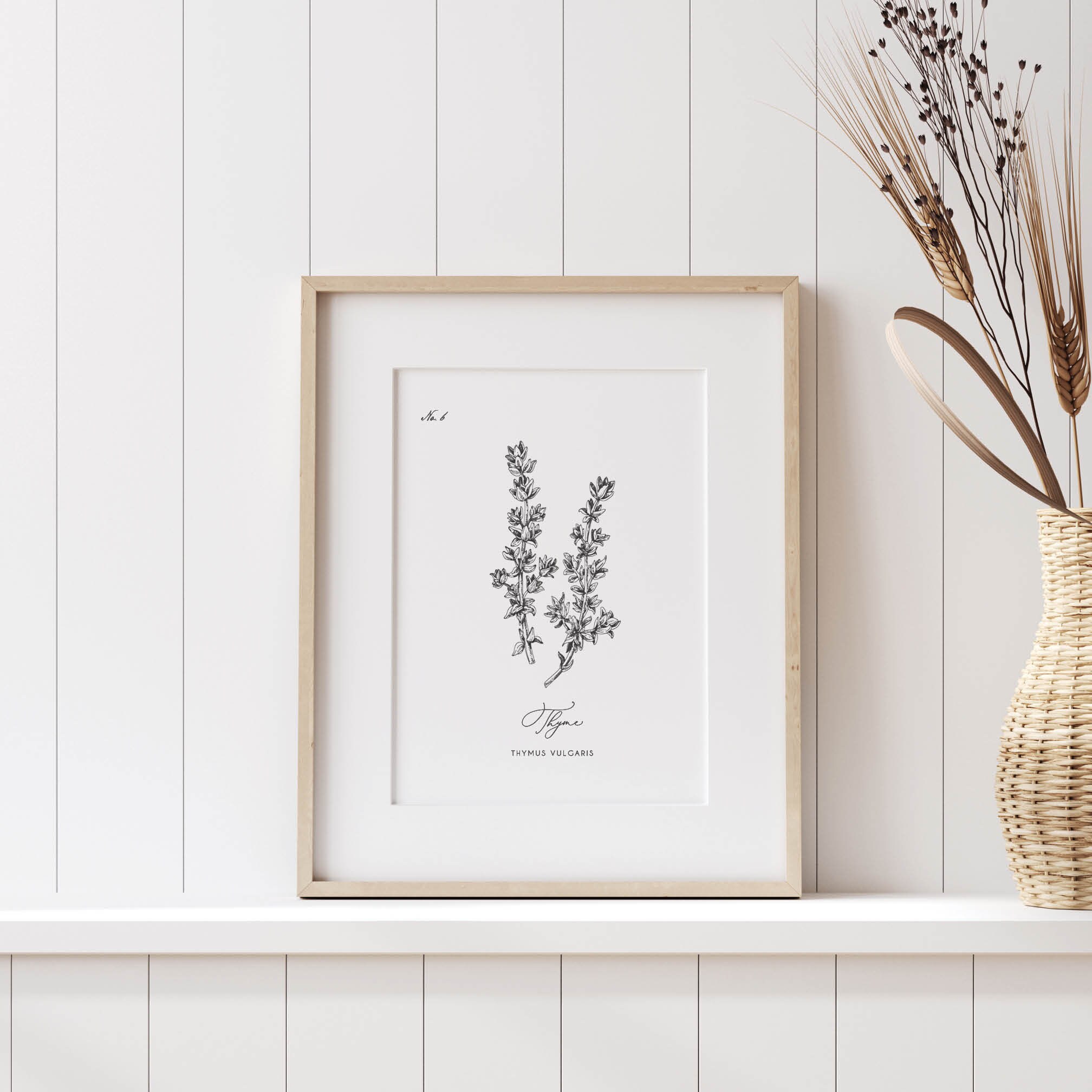 kitchen wall decor art prints - botanical prints -... Herb Prints Set of 6 , Kitchen Printable Art, Botanical Print, Kitchen ...