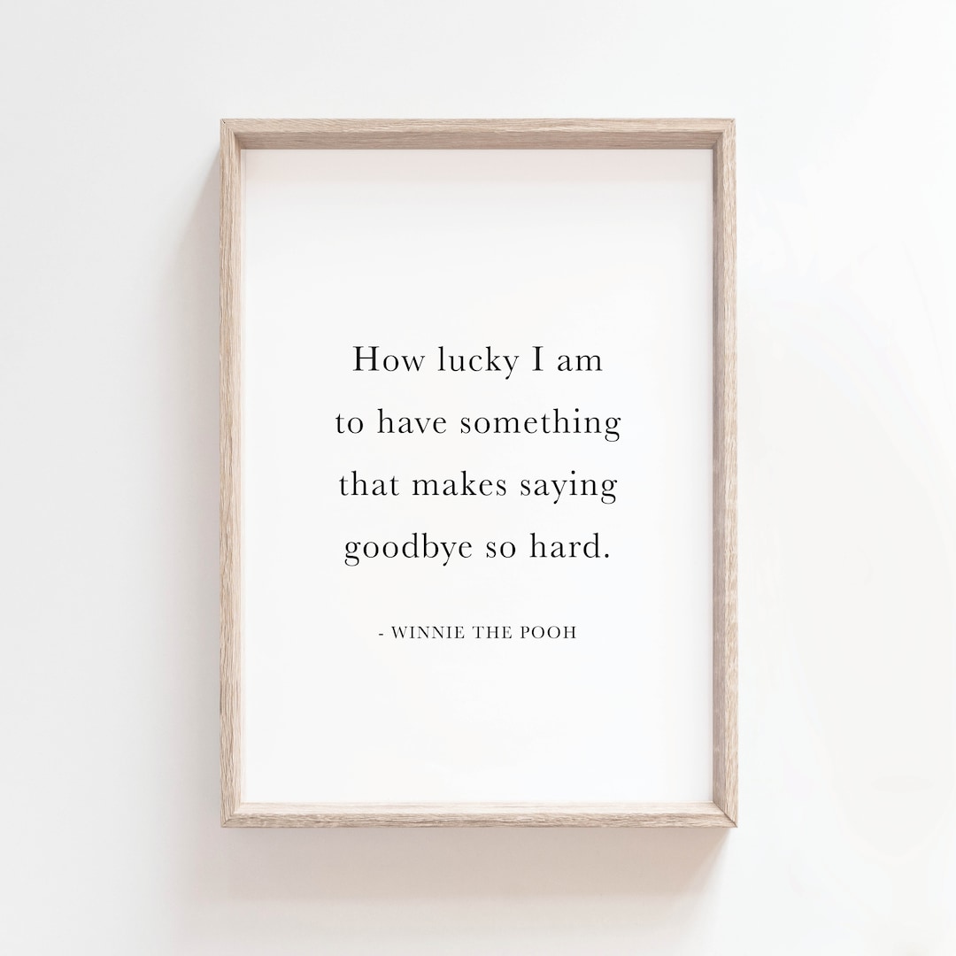 A.A. Milne Quote, Winnie the Pooh Quote, Custom Quote, Quote Art Print ...