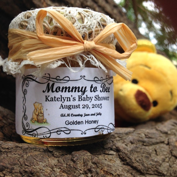 Winnie The Pooh Baby Shower Favors Honey Invitations 25 1 5oz Jars