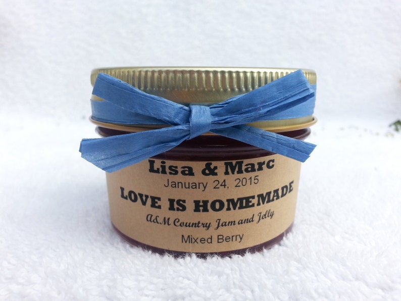 Unique Mason Jar Jam and Jelly Wedding Favors504 oz jars w/ Etsy