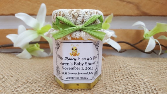 honey jars for baby shower