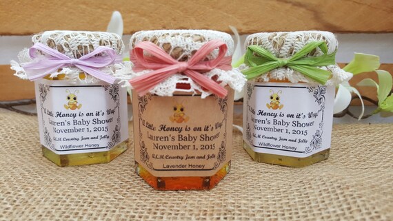 Personalized Honey Baby Favors 252oz Baby Shower Favors W Etsy