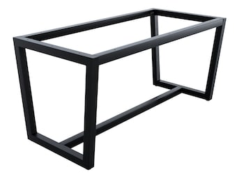 The Tempo Full-Frame Table Base - Trapezoid Leg - Dining, Counter and Bar Height Tables - For Stone, Glass and Wood table tops
