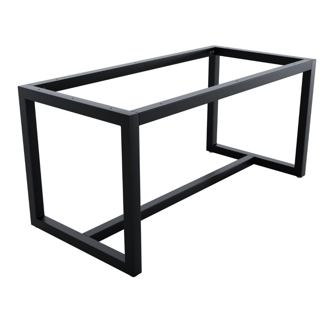 Base de mesa de marco completo The Union - Pata en forma de U - Mesas de comedor, mostrador y altura de barra - Para tableros de mesa de piedra, vidrio y madera