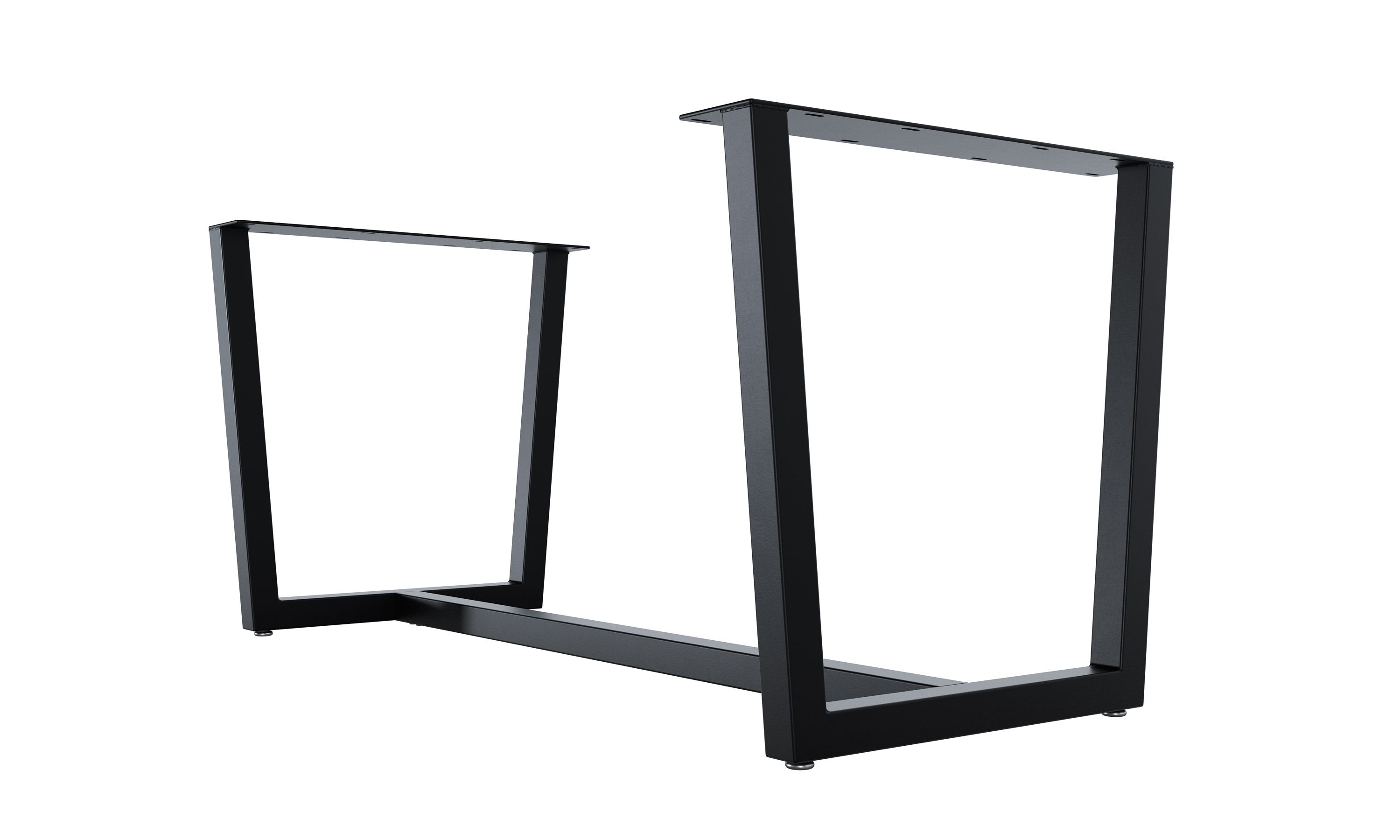 The Tempo Mid-frame Table Base - Trapezoid Leg - Modern Industrial ...