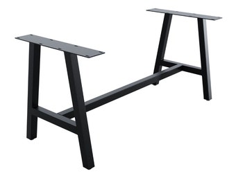 The Alto Mid-Frame Table Base - A-Shaped Leg - Modern Industrial Steel Base for Dining, Counter and Bar Height Tables