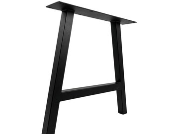 The Alto A-Shaped Table Leg - Modern Industrial Steel Leg for Dining, Counter and Bar Height Tables - SINGLE Leg