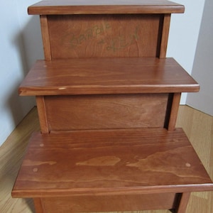 12&quot; Pet Stairs w/ riser fronts to give your dog or cat the extra step they need, 12&quot; tall dog stairs, 12&quot; tall cat stairs w/ enclosed fronts