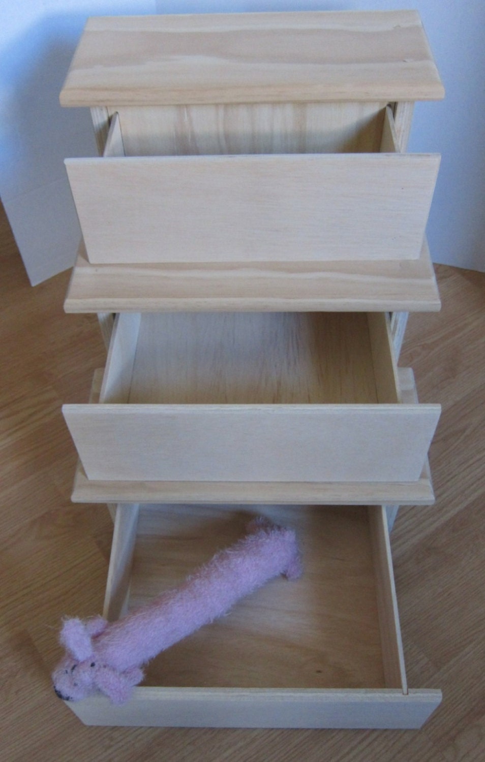 18" Pet Stairs with Drawers For Hidden Storage, Tall Dog Storage Drawers, Cat