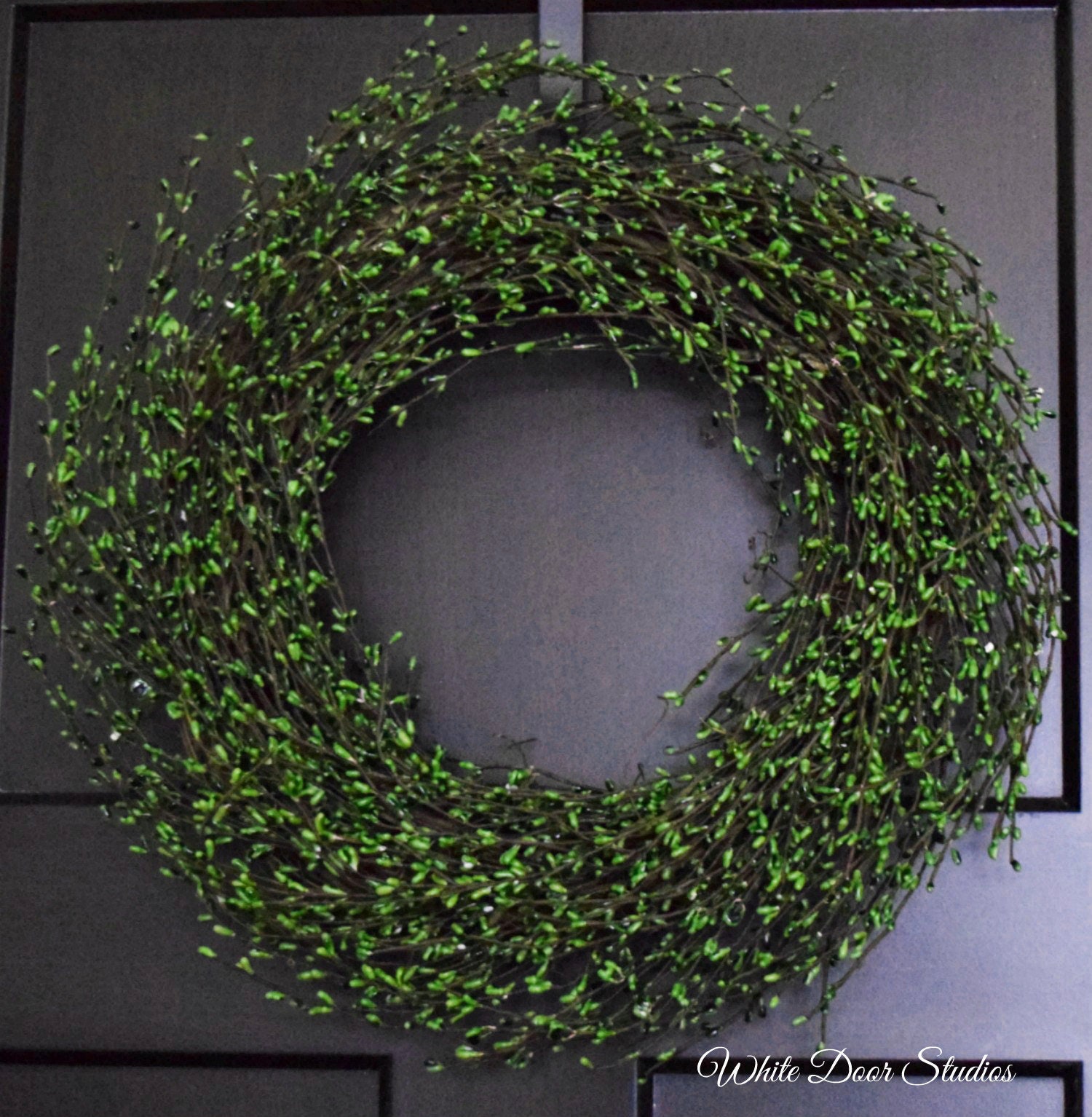 Green Pip Berry Year Round Front Door Wreath
