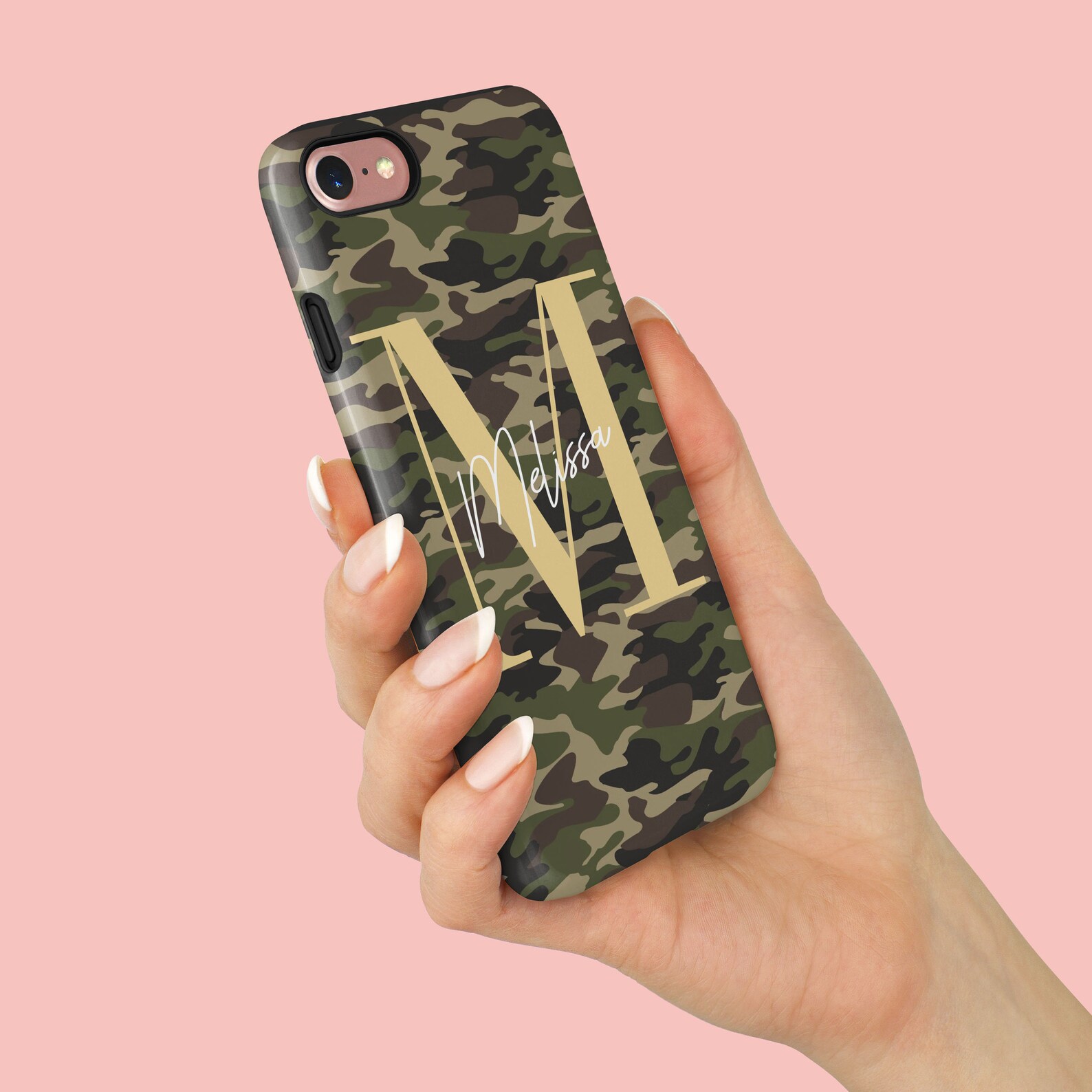 Personalised Camouflage Phone case for iPhone and Galaxy Etsy