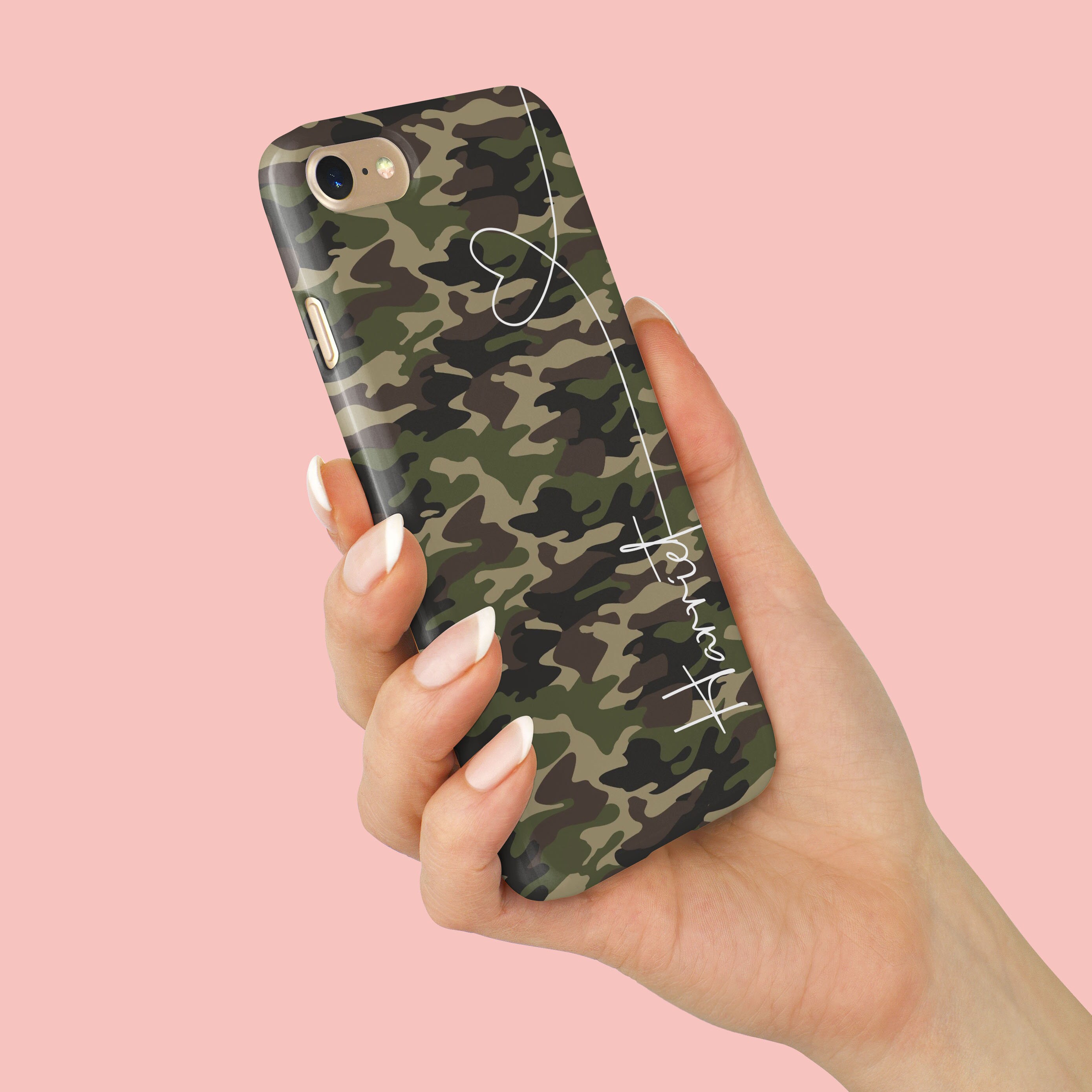 Personalised Camouflage Phone Case for Apple Iphone Models Etsy