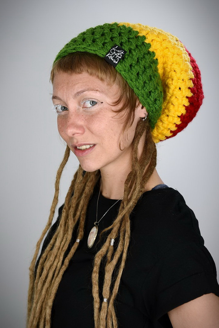 Handmade Rasta Dreadlocks Hat • Vegan Acrylic Dread Hat - Etsy