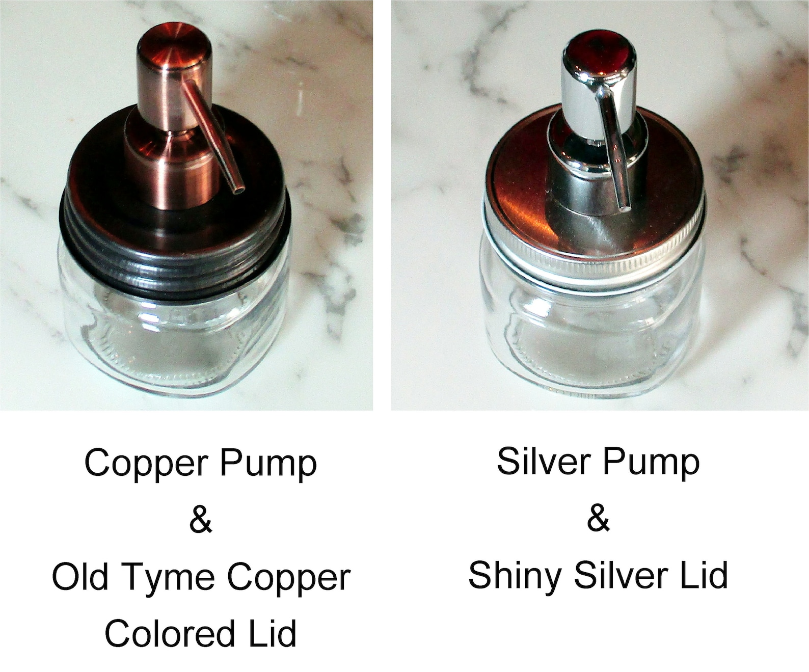 Mason Jar Pump and Lid Set Assorted Lids and Pumps for Soap Etsy