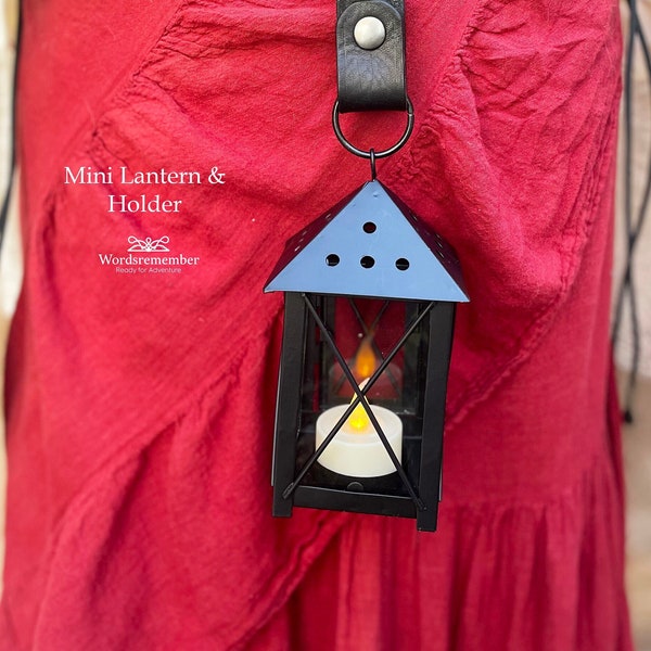 Lantern Holder Halloween, Hanging Lantern Belt, Witch Costume Women, Pirate Explorer Costume Men, Renfaire Festival Cosplay, Mini Lantern