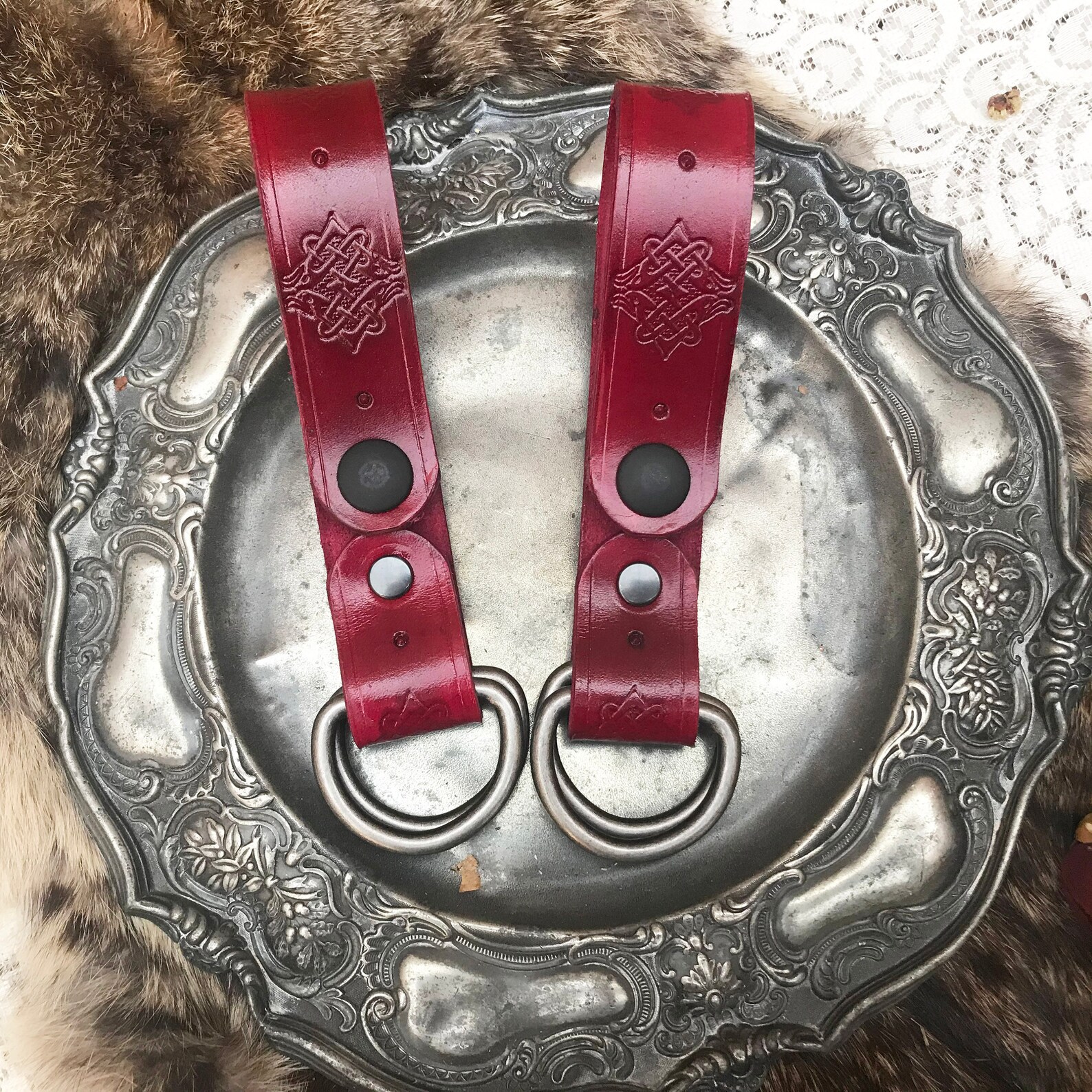 Leather Skirt Hikes Leather Skirt Chaisers Renaissance Etsy