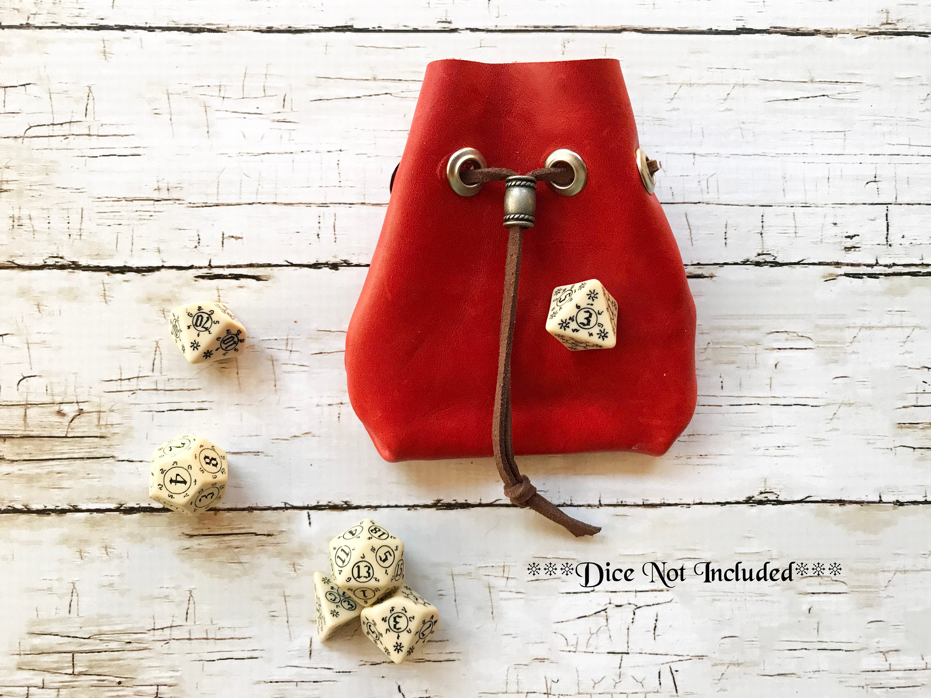 Leather Dice Bag RPG Bag Leather Dice Pouch Dice Holder Etsy