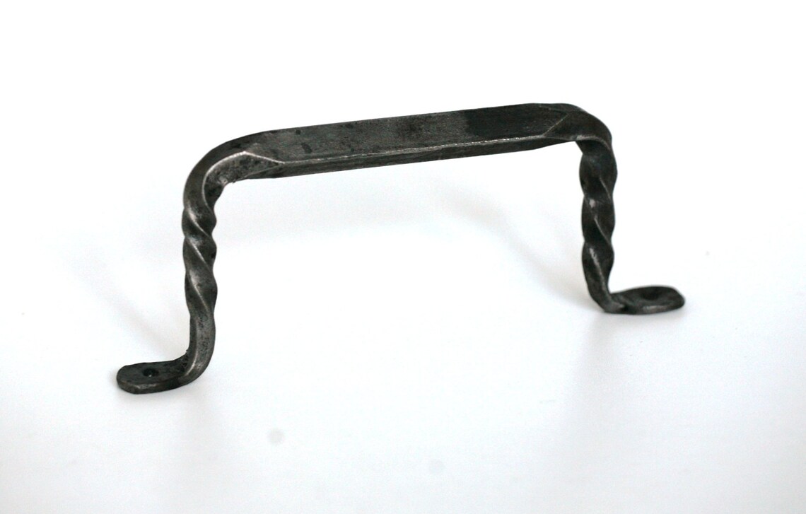 Mango forjado a mano / tirador de puerta de granero / pomo de | Etsy