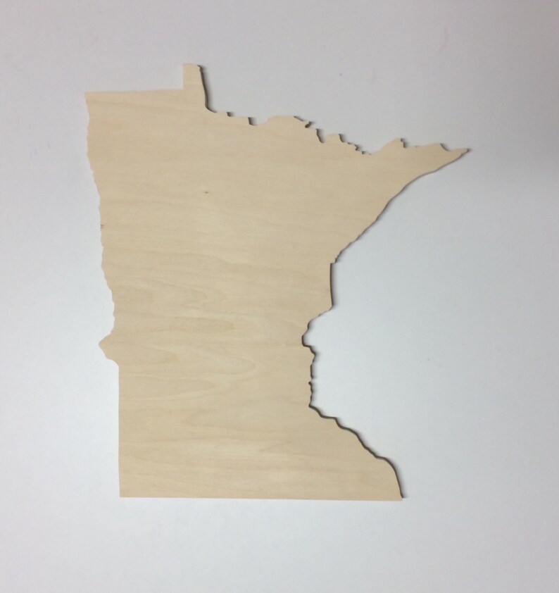 Minnesota State Cutout / Wood Wall Decor | Etsy