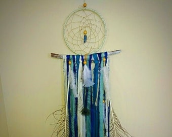 Wild Peacock Dream Catcher