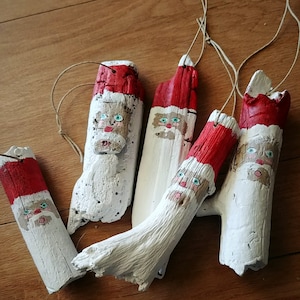 Driftwood Santa Ornament Bundle