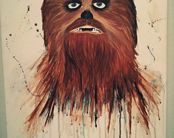 Custom Star Wars Chewbacca Painting