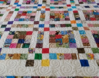 Scrappy 16 quilt