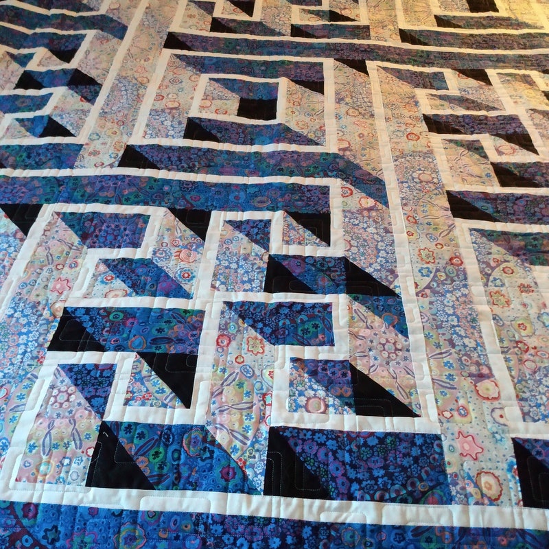 Labyrinth Quilt Pattern - Etsy
