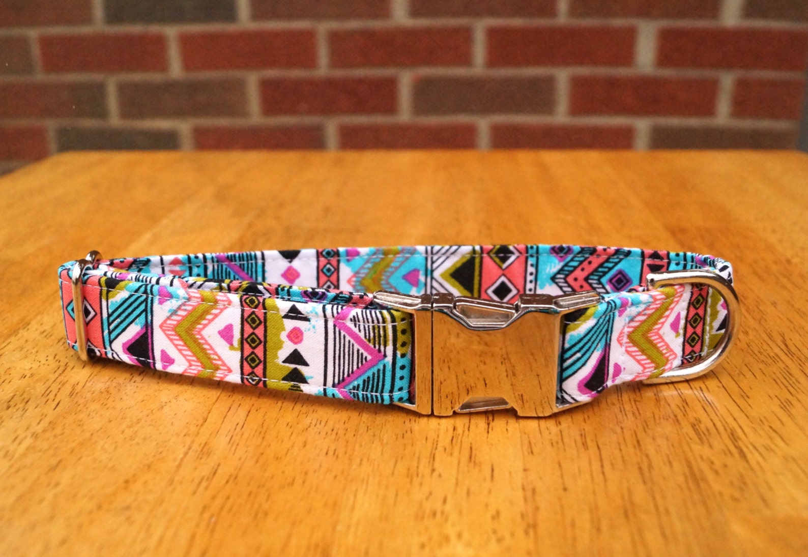 Dog Collar Aztec Dog Collar Tribal Dog Collar Fabric Dog Etsy
