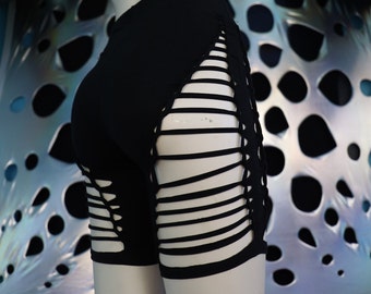 Bike Shorts Biking shorts biker shorts slit weave Festi Shorts Sexy Shorts rave yoga clothes plus size shorts cotton fire safe black friday