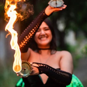 Arm Warmers Half Sleeves Fire Sleeves Elven Clothing Fairy elven slit weave sleeves fingerless gloves gauntlets gothic burning man fire safe