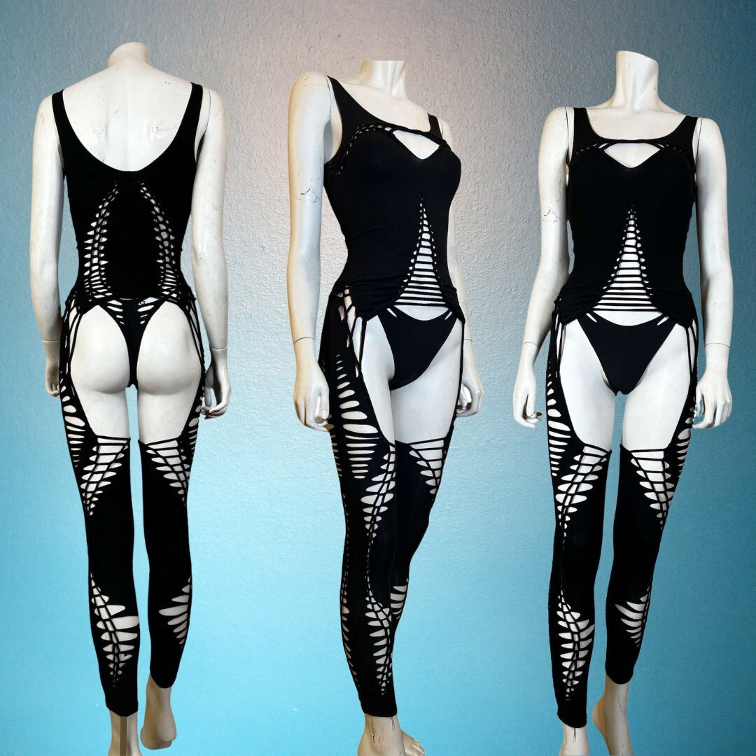 Burn Notice Garter Bodysuit