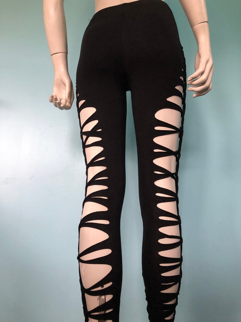 Slit Weave Leggings Cyber Monday Sale Burner Braided Leggings Etsy Norway