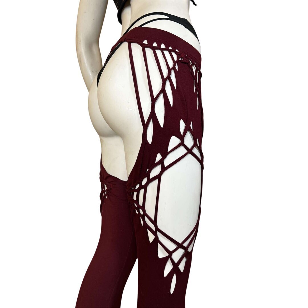 Garter Belt Leggings Thigh Highs Sexy Leg Warmers Slitweave Burner