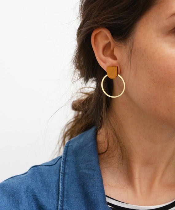 Earrings modern design discount