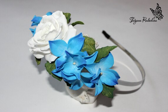 wedding floral headdress