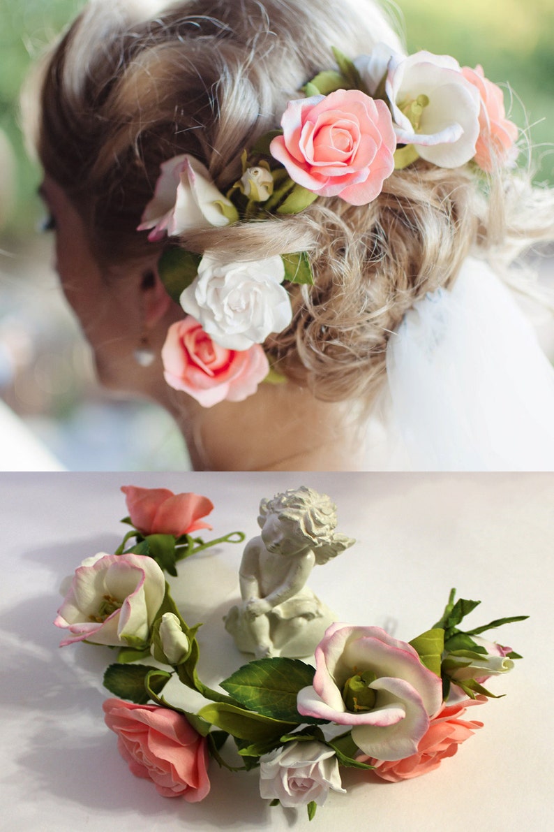 head tiara flower