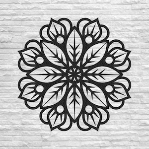 MANDALA METAL ART | Flora Harmony Mandala | Aesthetic Wall Hanging | Mandala Flower
