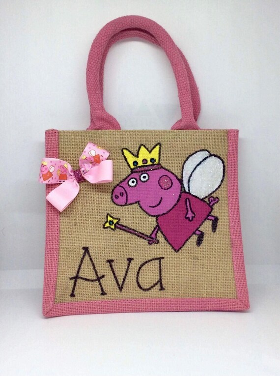 peppa pig backpack personalised
