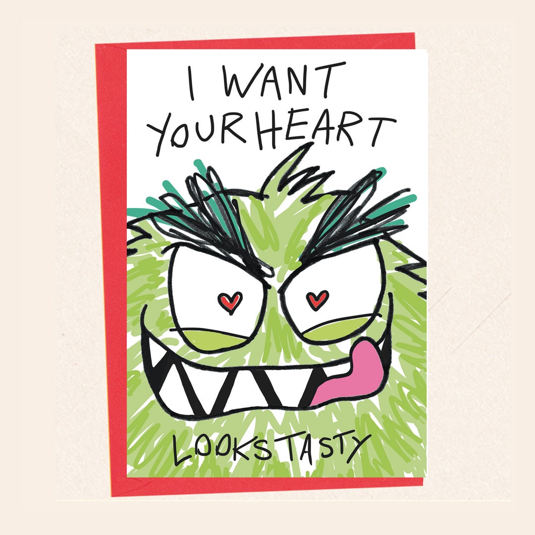 Funny Valentines Card, Anti Valentine Card, Non Romantic Valentine Card ...