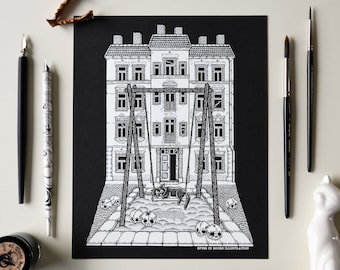 Horror Cat Etsy