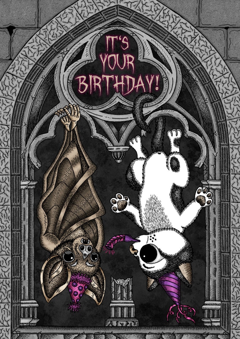 Goth Birthday Card Cards Info