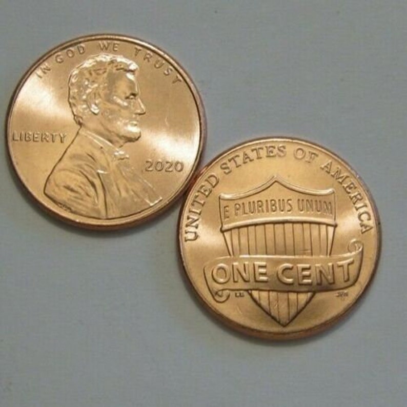 2020 P&D LINCOLN SHIELD PENNY 2020 Lincoln Cent 2020 Penny Etsy